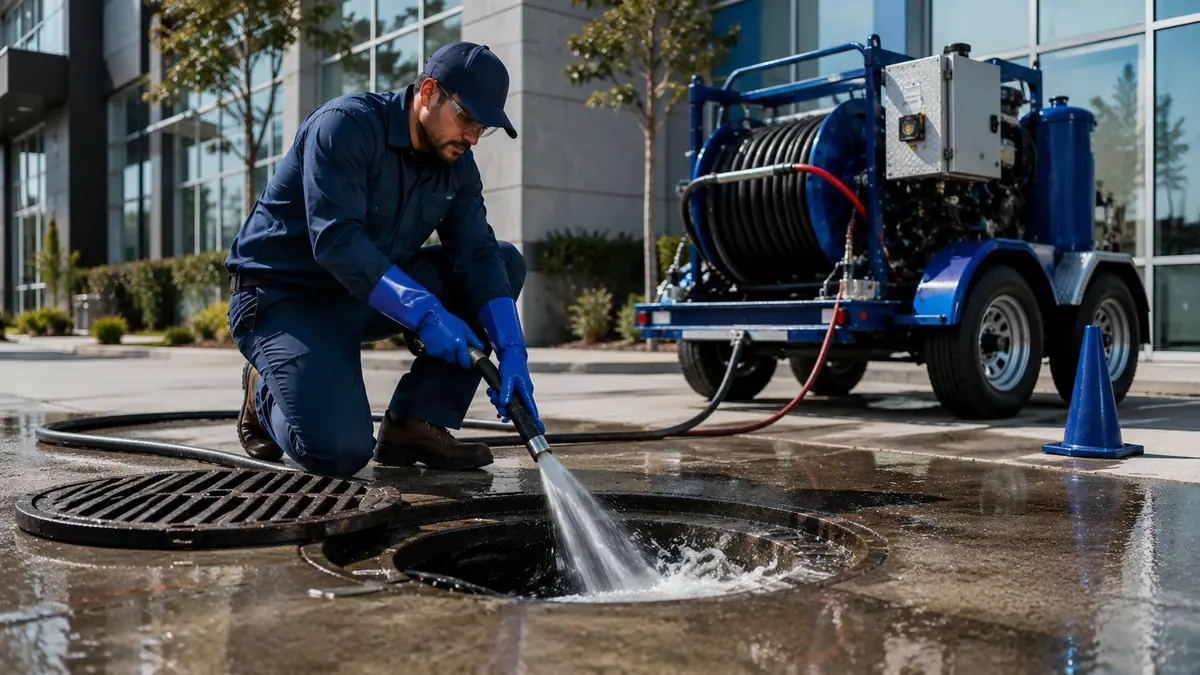 Commercial Hydro Jet Drain Cleaning in Redlands