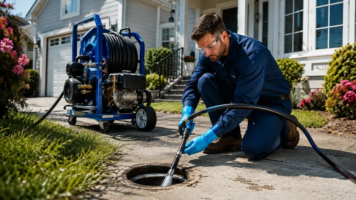 Residential Hydro Jet Drain Cleaning in Redlands