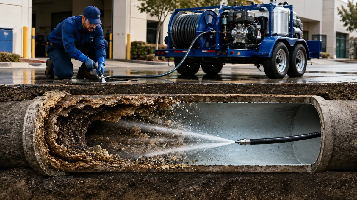 Sewer Pipe Descaling in Redlands